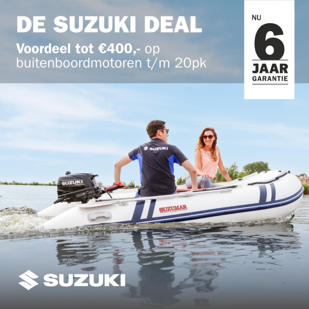 Suzuki zomer deal bij Allround Watersport